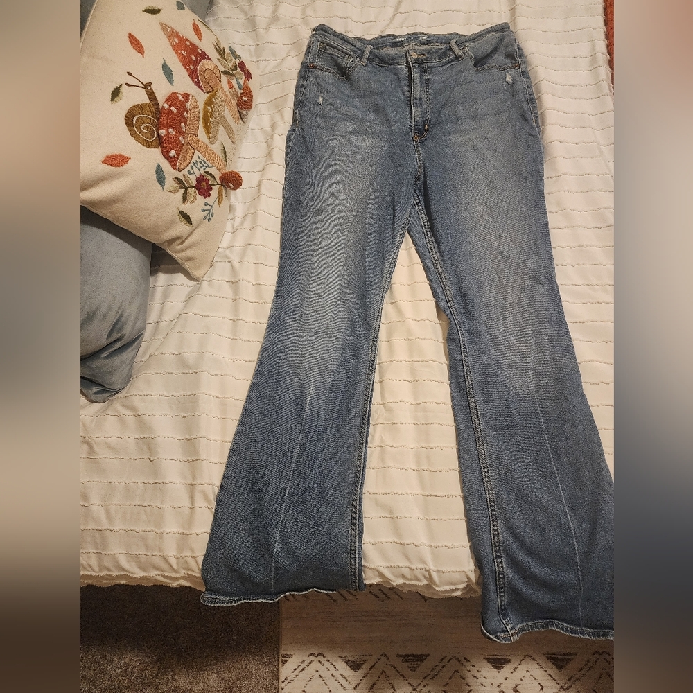 Old Navy Higher High Rise Flare Jeans